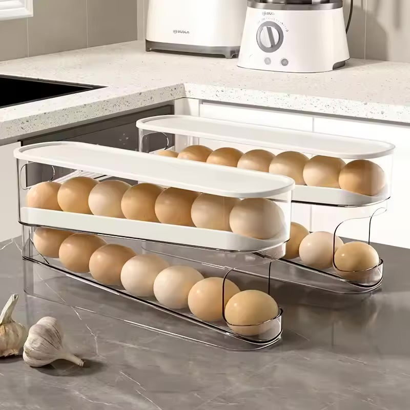 Bilayer Fridge Egg Storage