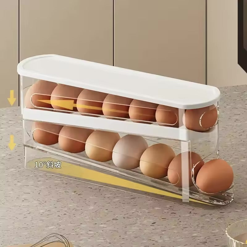 Bilayer Fridge Egg Storage