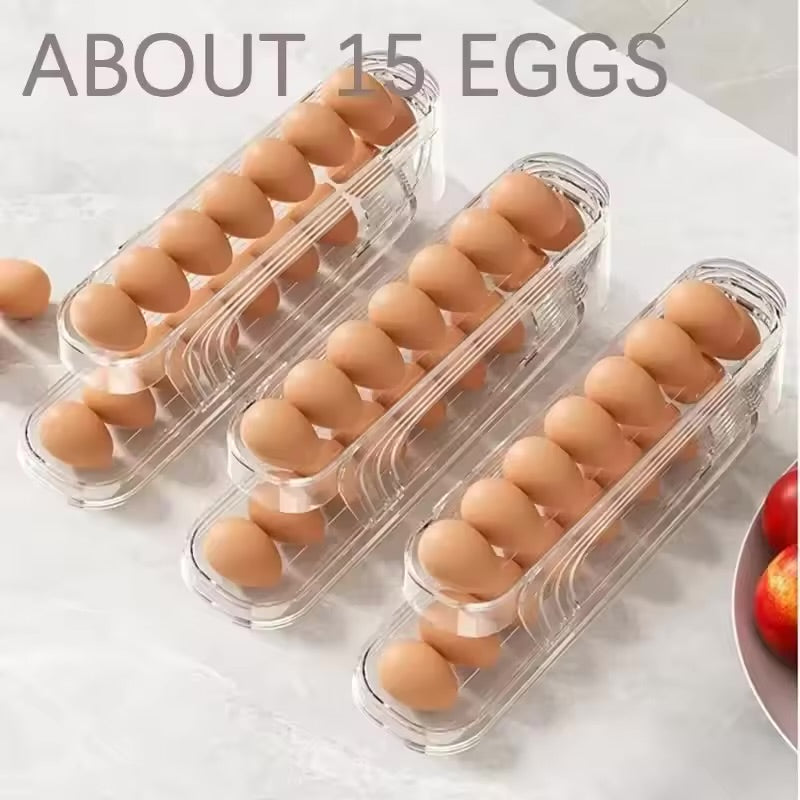 Bilayer Fridge Egg Storage