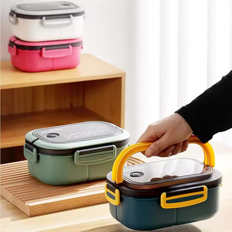 Portable Sealed Lunch Box 2 Layer