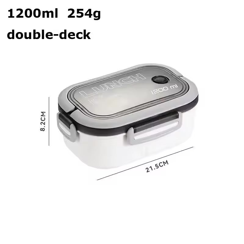 Portable Sealed Lunch Box 2 Layer